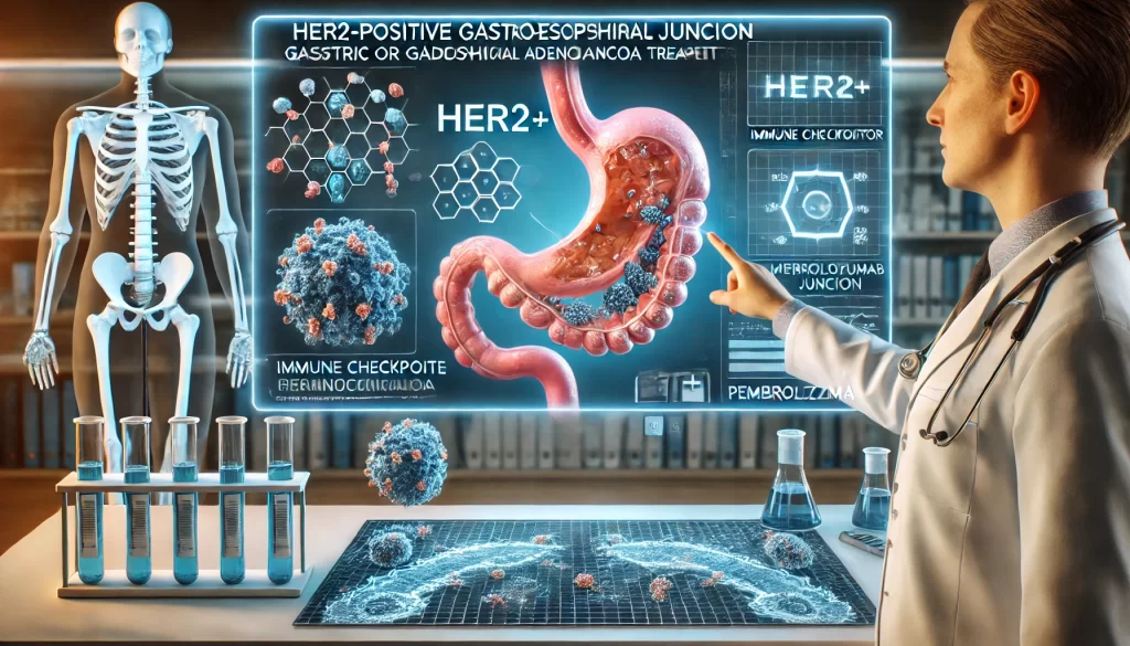 HER2 pozitif mide veya gastroözofageal birleşim adenokarsinomu için pembrolizumab’ı onayladı.